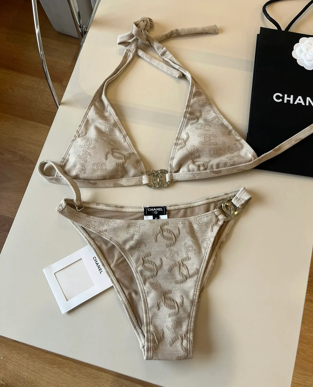 Beige bikini