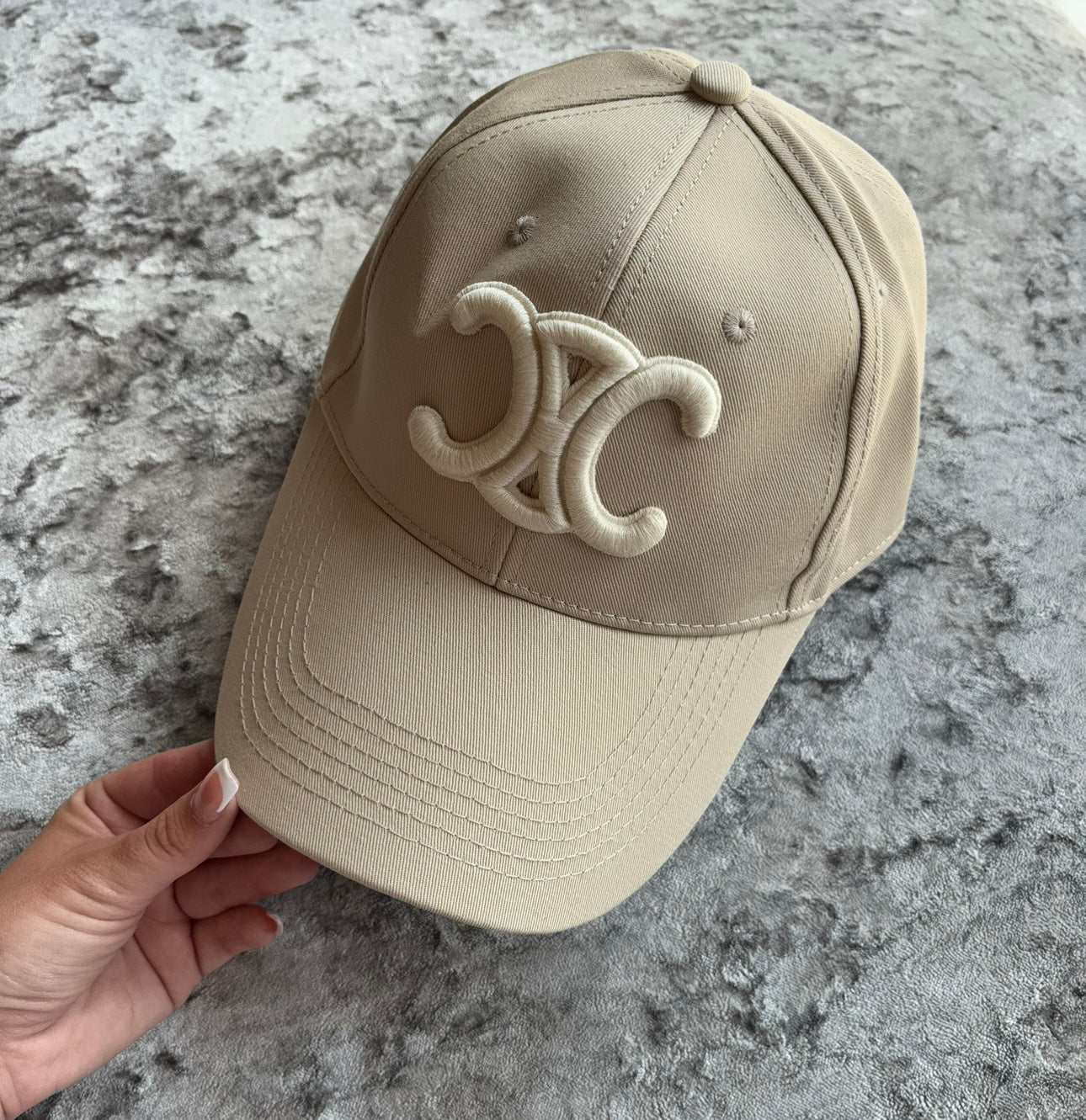 Beige cap