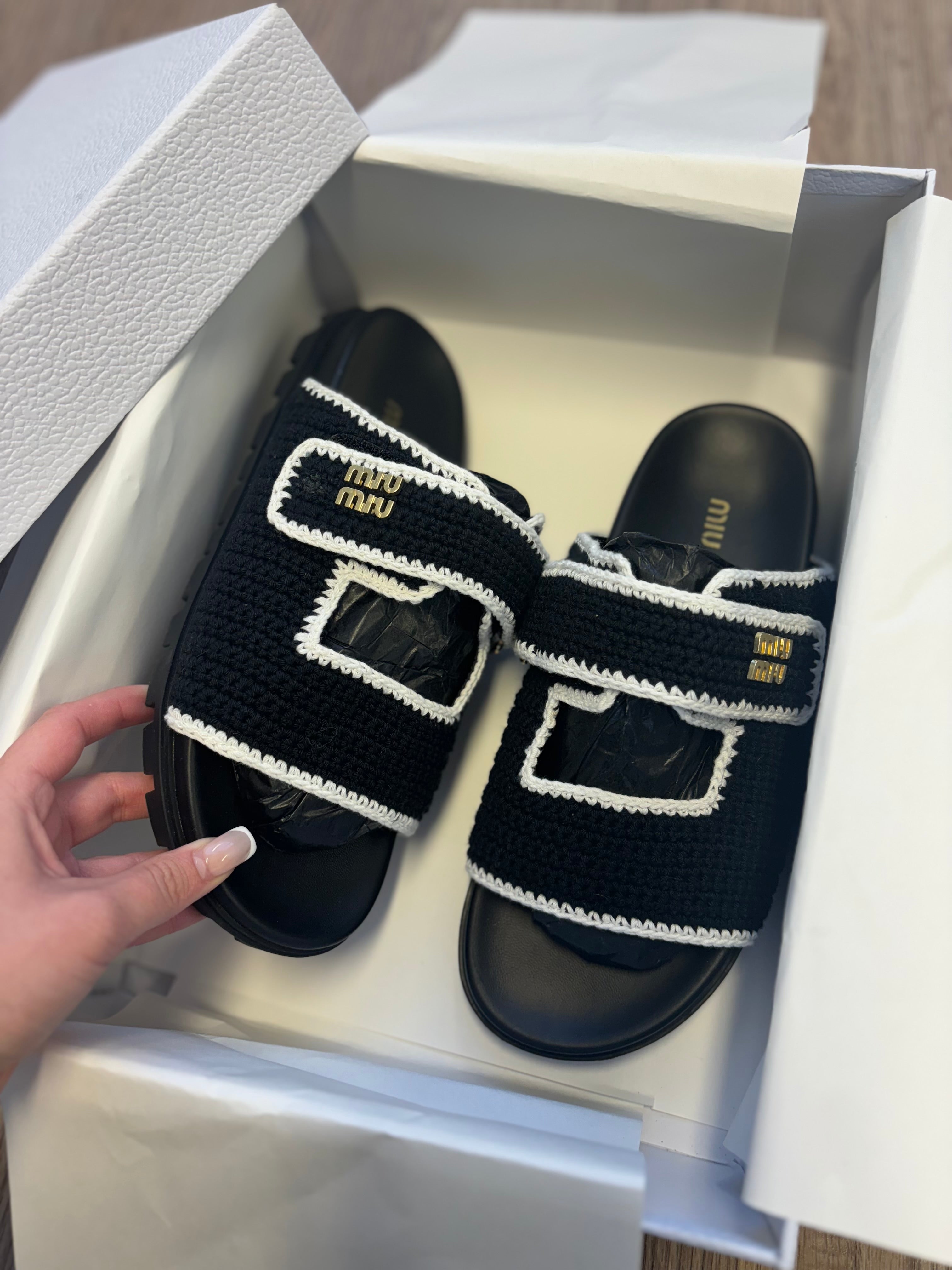 Black sandals