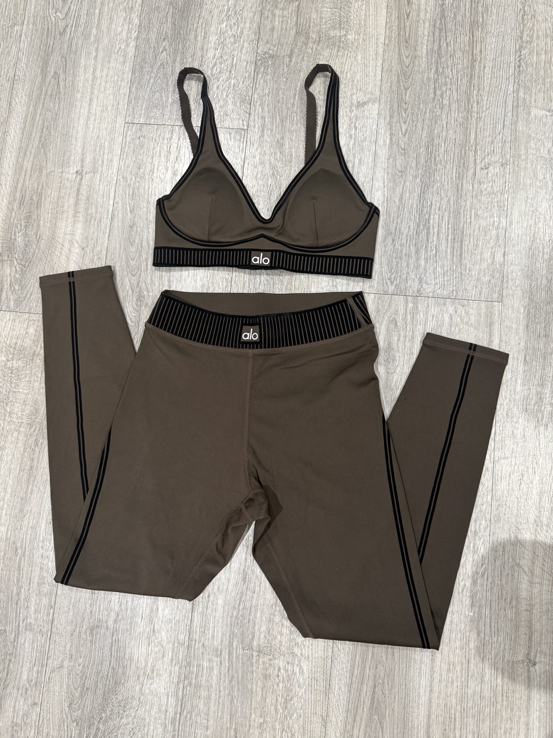 Chocolate brown leggings set