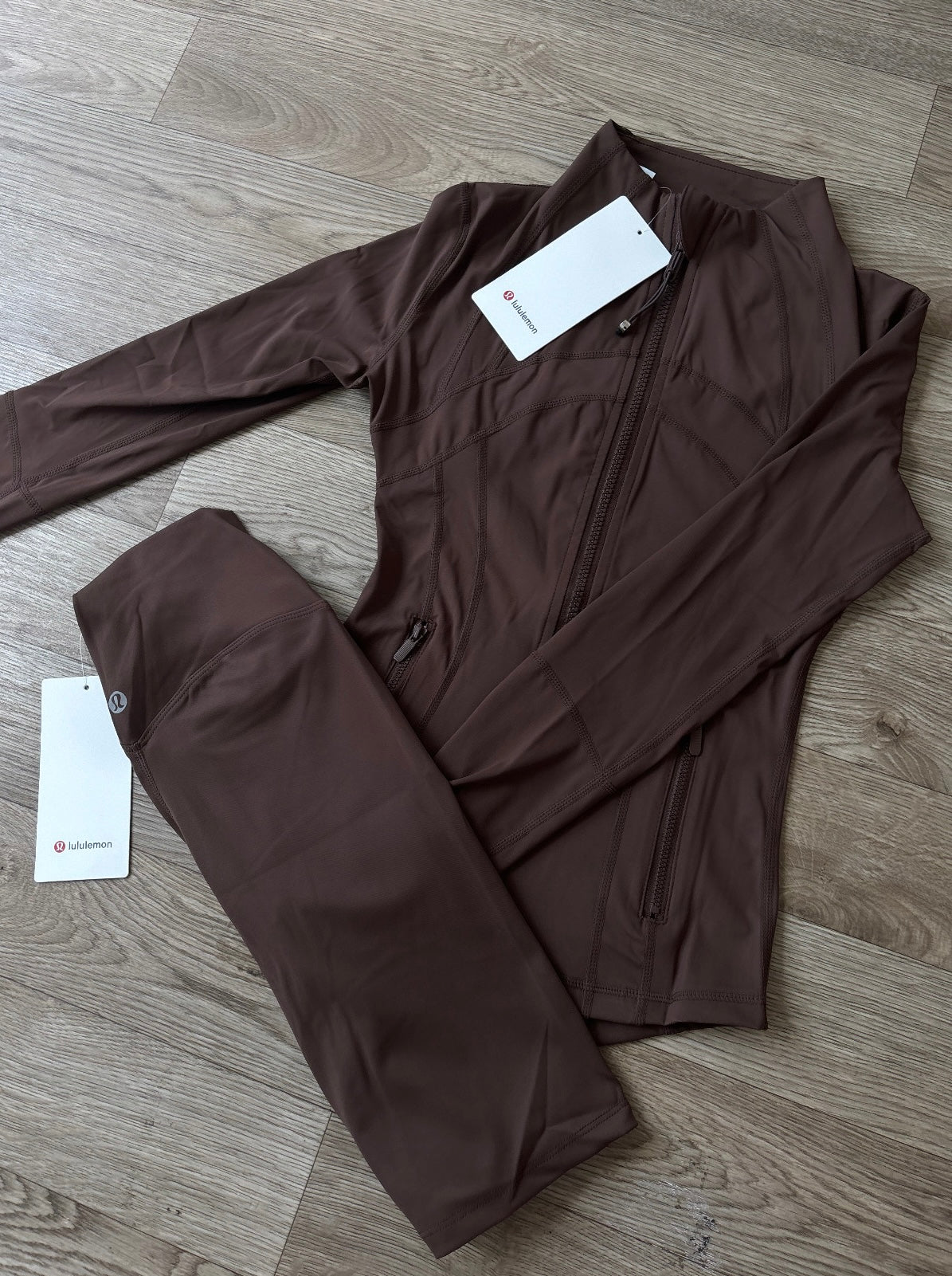 Chocolate brown shorts set