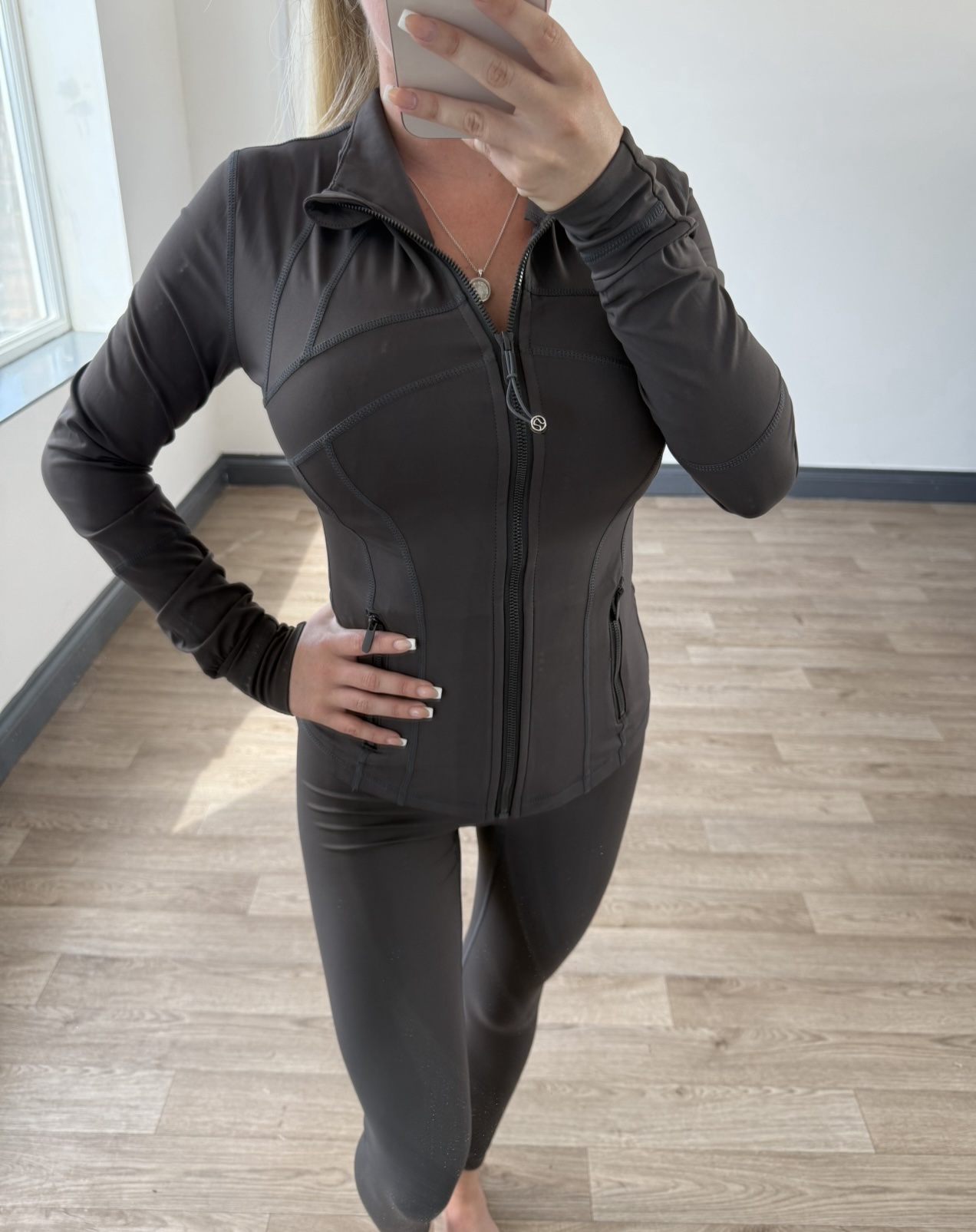 Grey leggings set