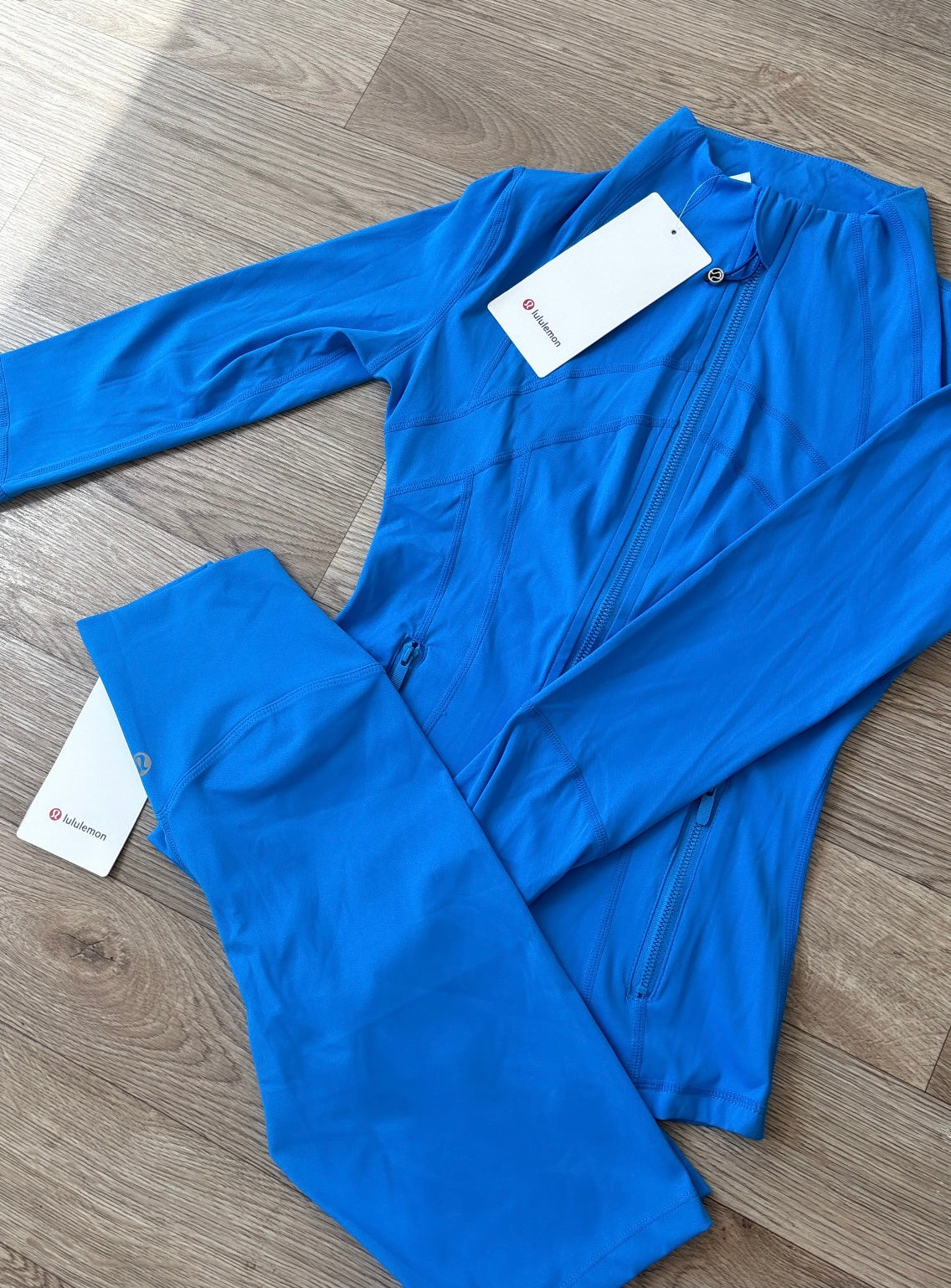 Royal blue shorts set