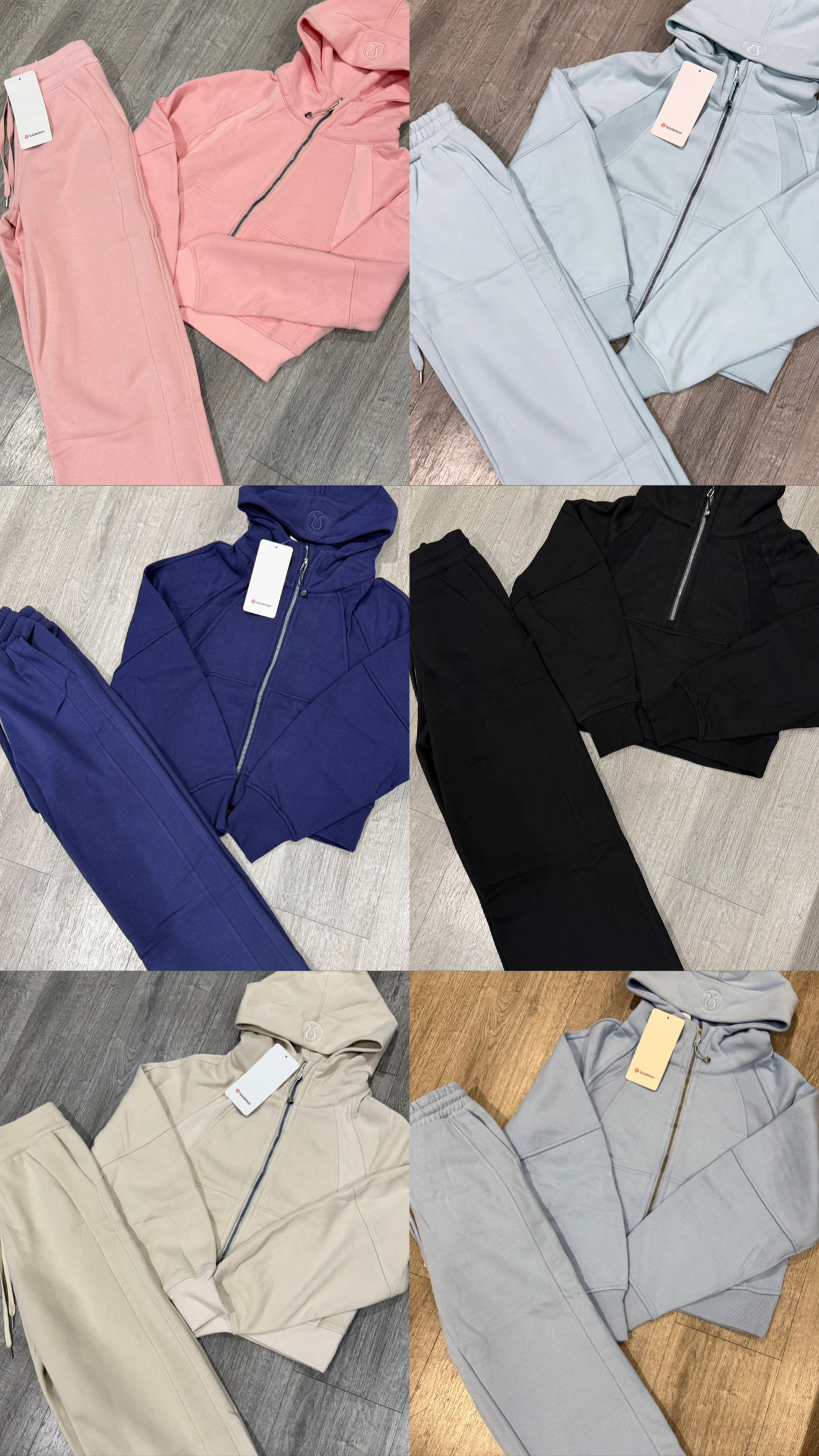 zip up straight leg tracksuits