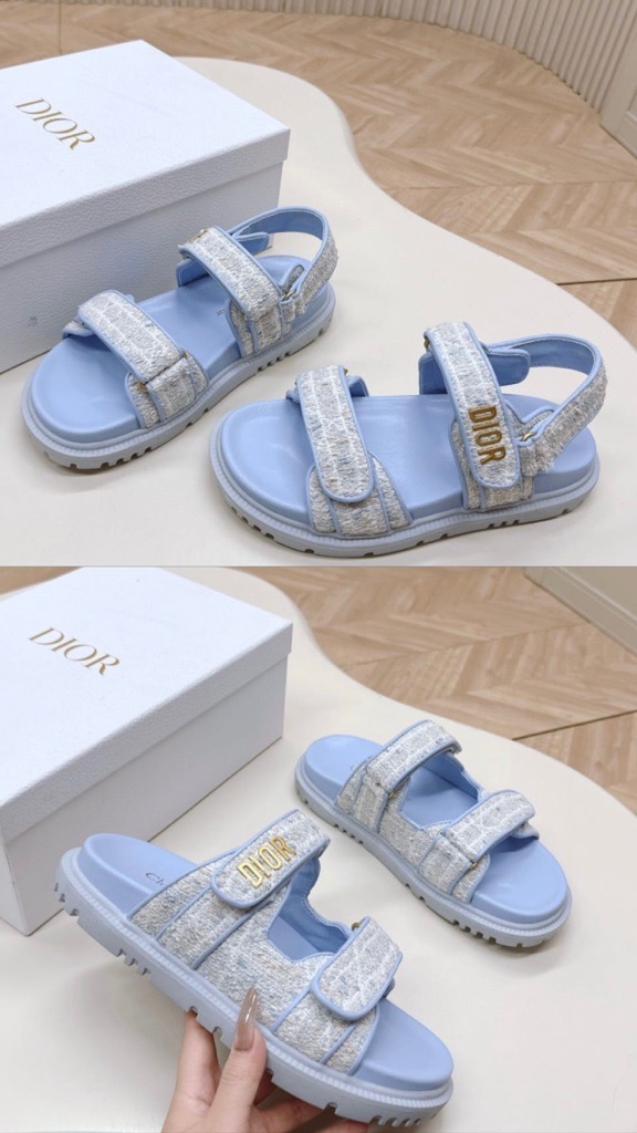 light blue sandals