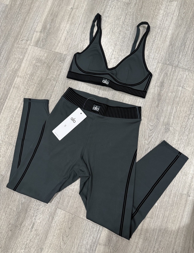 dark green leggings set