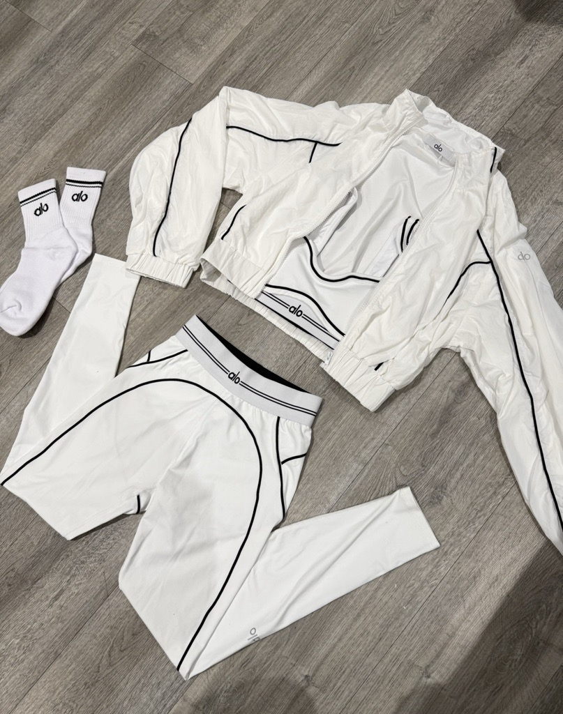 white & black jacket
