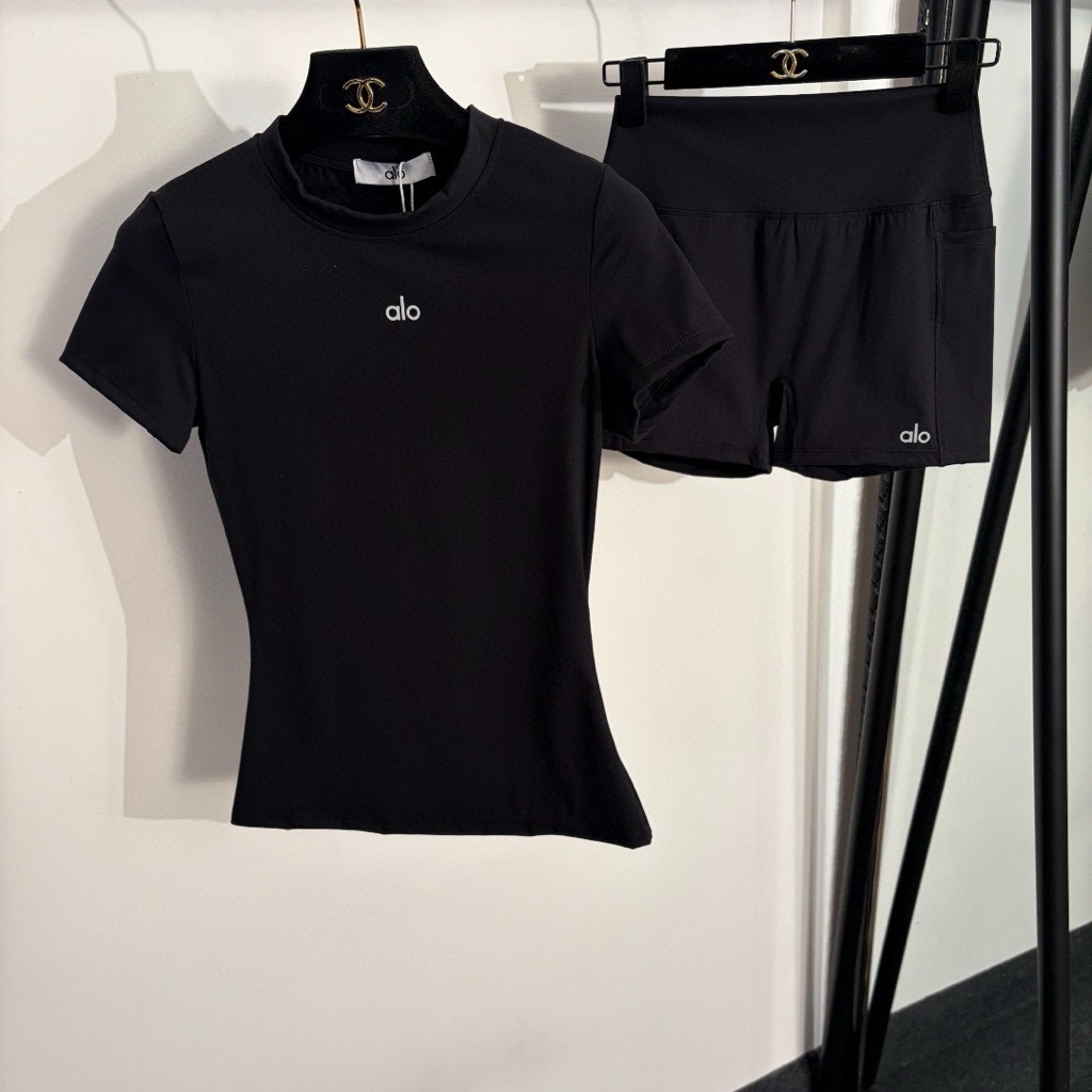 black, chocolate & khaki shorts sets