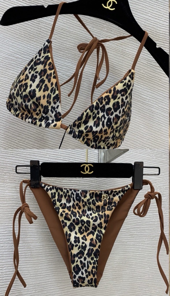 leopard print bikini