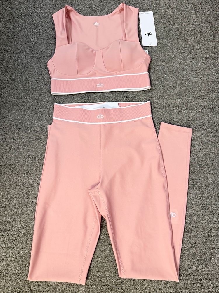 pink leggings set