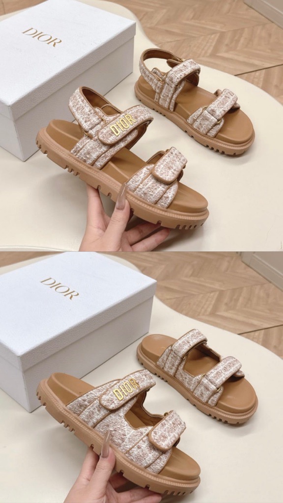 brown sandals