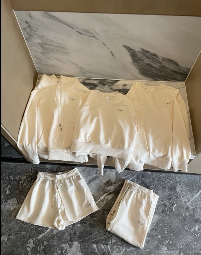 cream loungewear
