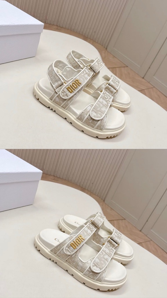 cream  sandals