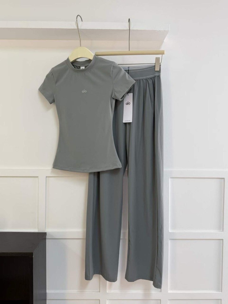 grey top & trouser set