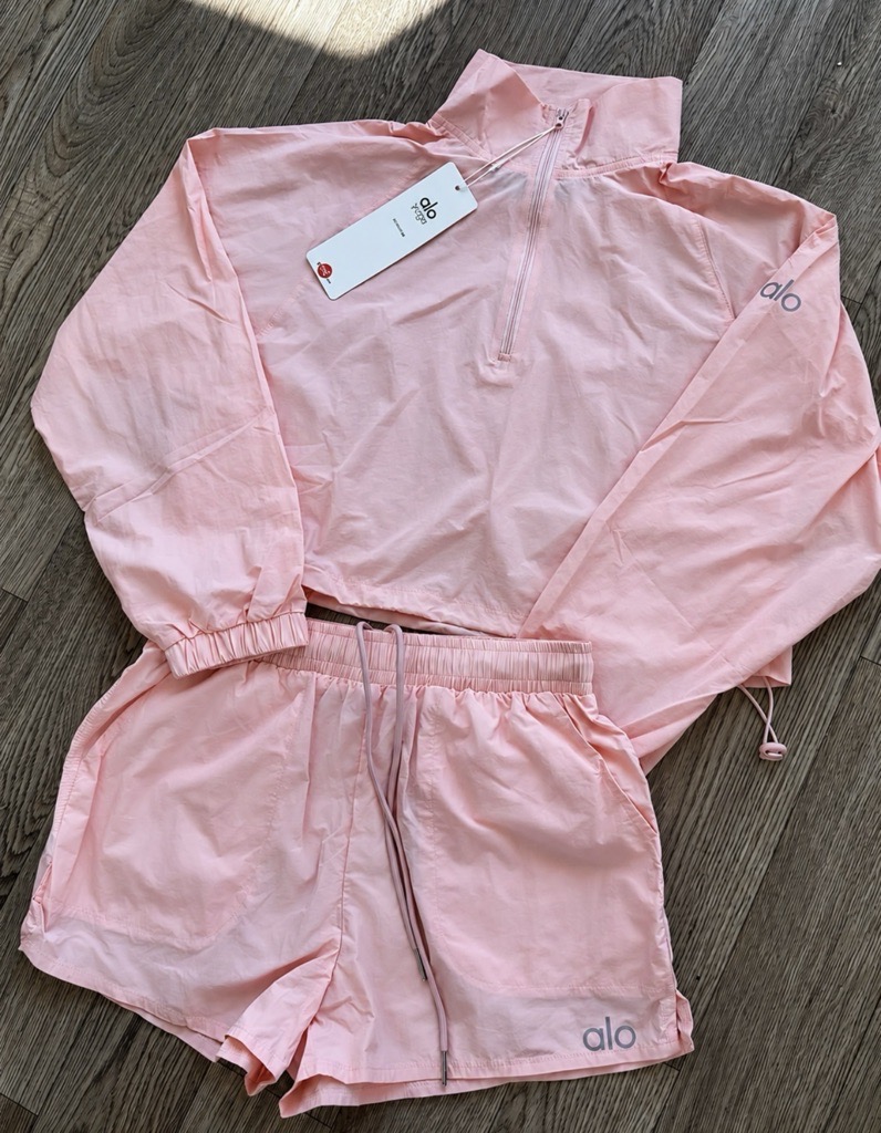 baby pink 3 piece quarter set