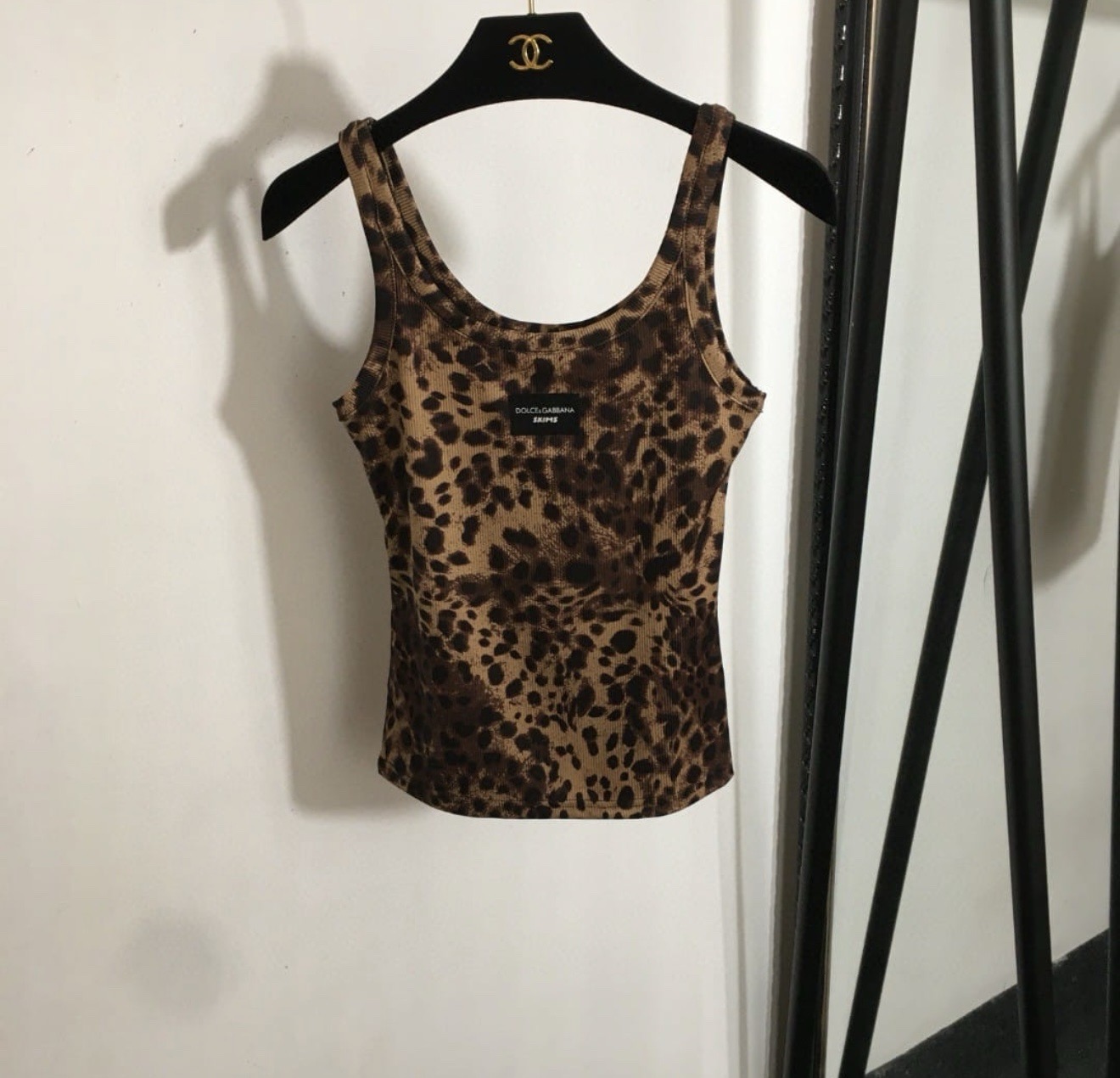 leopard capri set