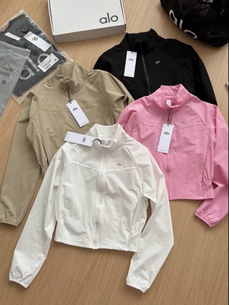 black & beige  jacket in stock
