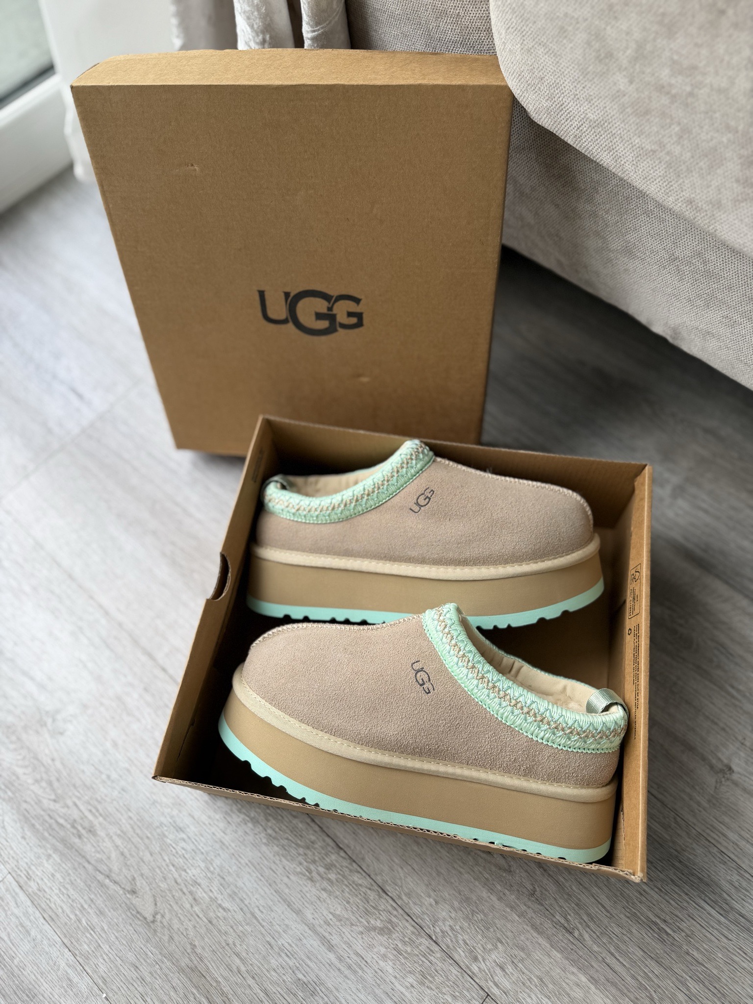 mustard seed  & mint  tazz slipper