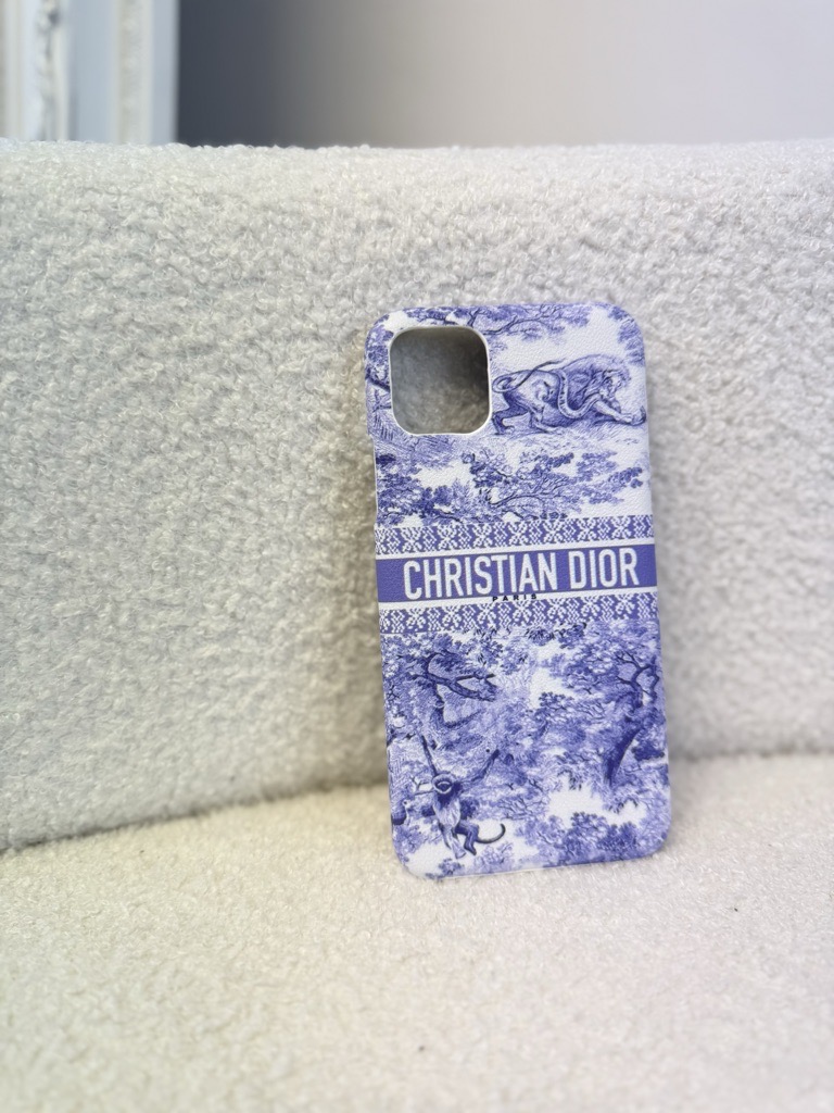 blue/purple   & white phone case