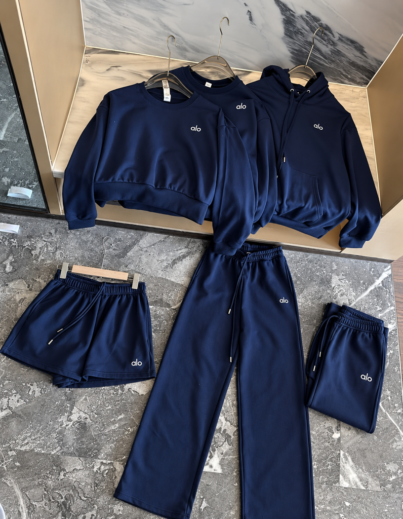 navy loungewear