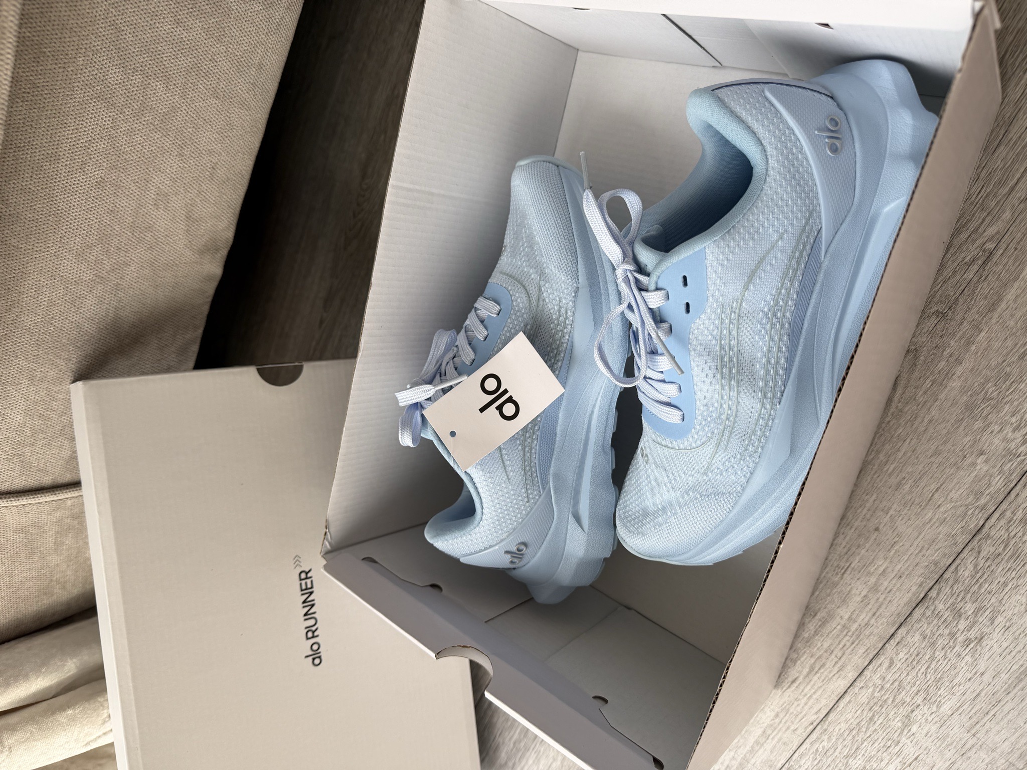 baby blue trainers