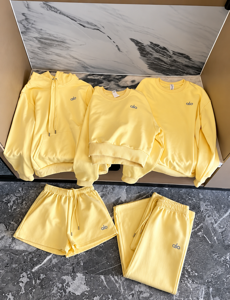 yellow loungewear